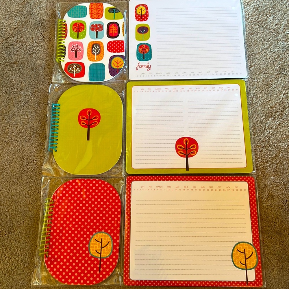 Micheal's List Pad and Matching Notebook Bundle of 3